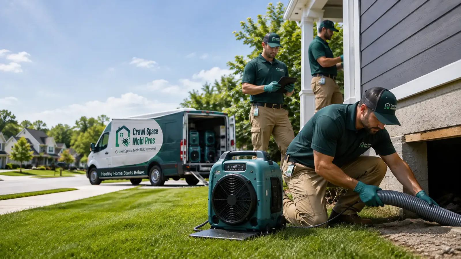 Crawl Space Mold Removal in Lakota, ND